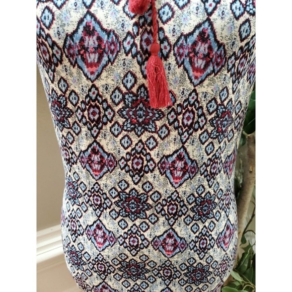 Beachlunchlounge Women's Multicolor Rayon Sleeveless Knee Length Dress Size XL - Picture 3 of 12